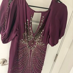 Nanette Lepore plum purple dress. Size 4.